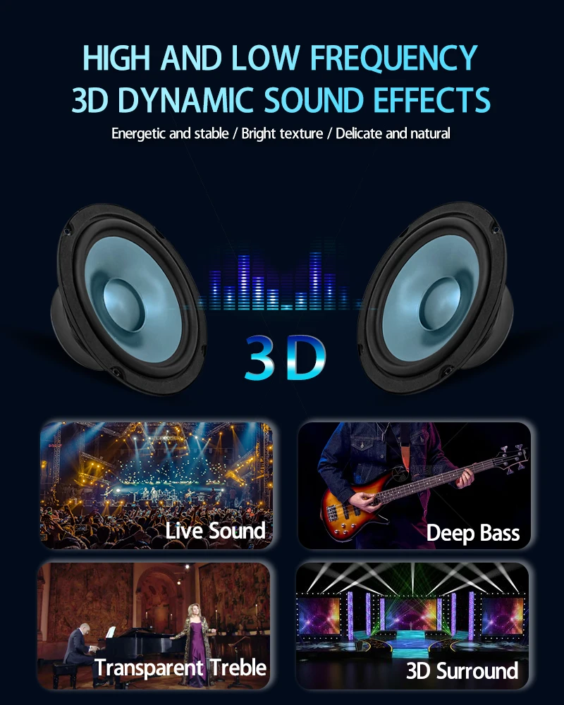 New Customizable Blue Subwoofer Speaker 6.5 Inch Car Subwoofer Speaker Spl Pioneer Car Subwoofer