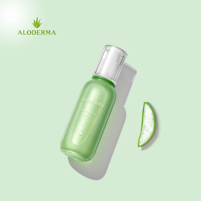 USA Aloderma Soothing and Repairing Skin Care Face basic Serum100ml Organic Aloe Moisturizing Face serum hydrating Dry Skin