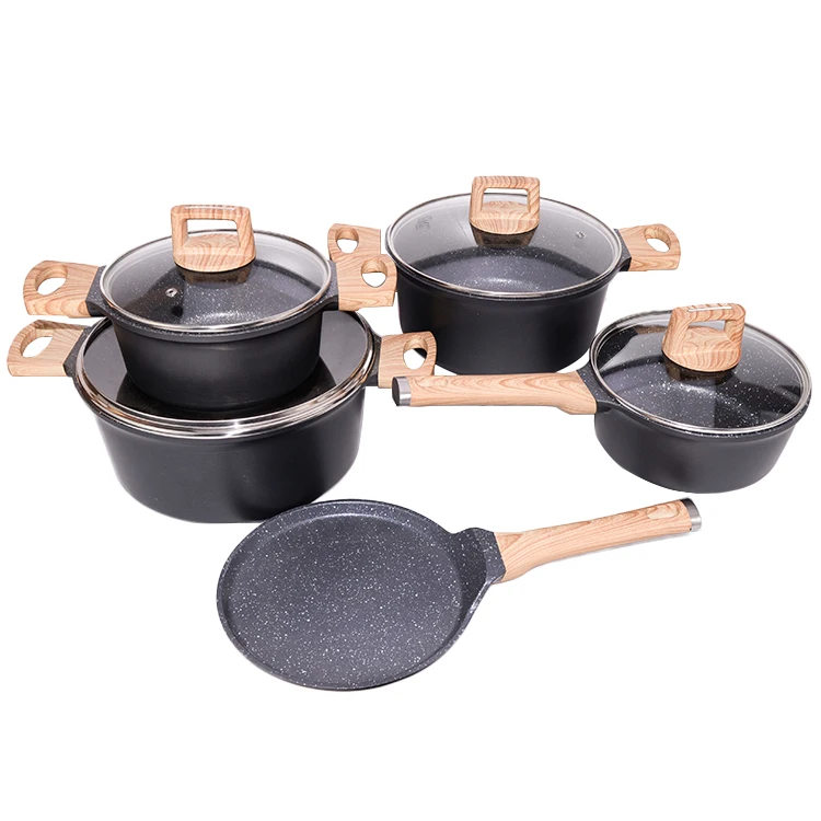 New Design 16 20 24 25 28cm Die Cast Aluminium Kitchen Non Stick Round Induction Frying Pan