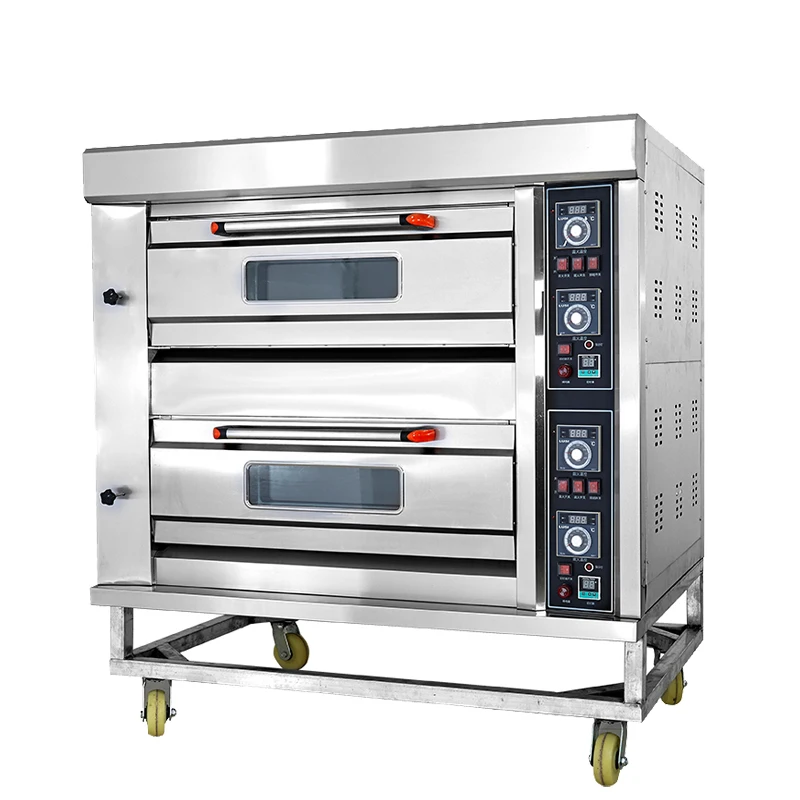 gasbaking equipment commercial  Deck Oven for Pizza 3 Deck 6 Trays