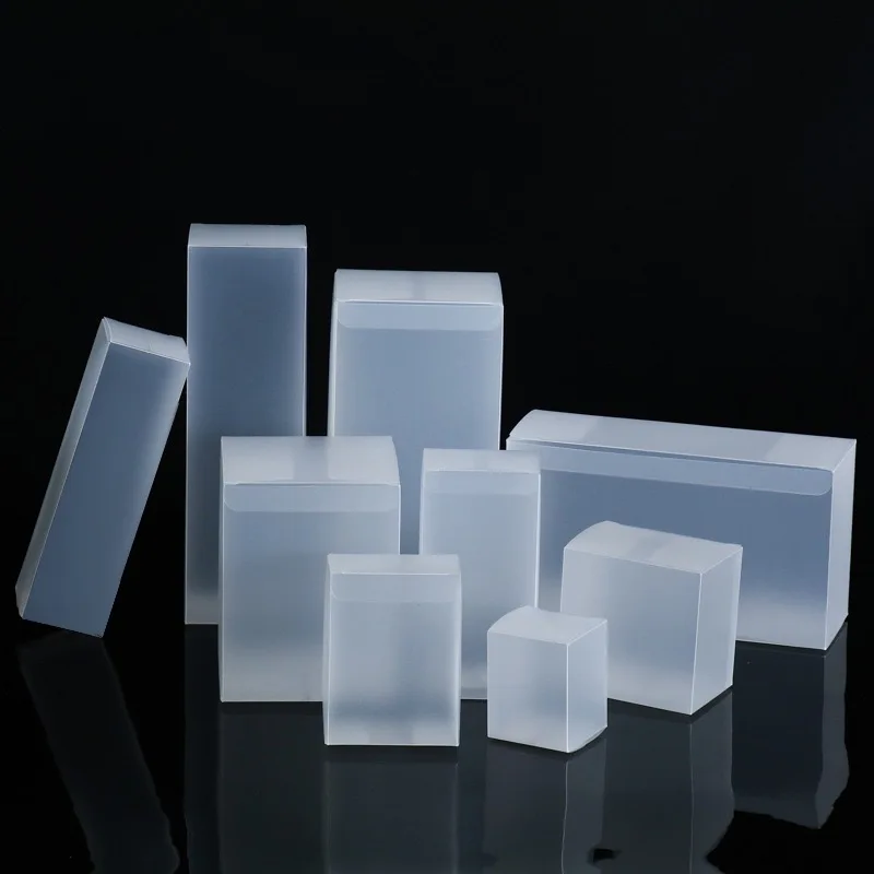 Manufacturers Wholesale Multi Sizes PVC Packaging Boxes Transparent Plastic Frosted Box