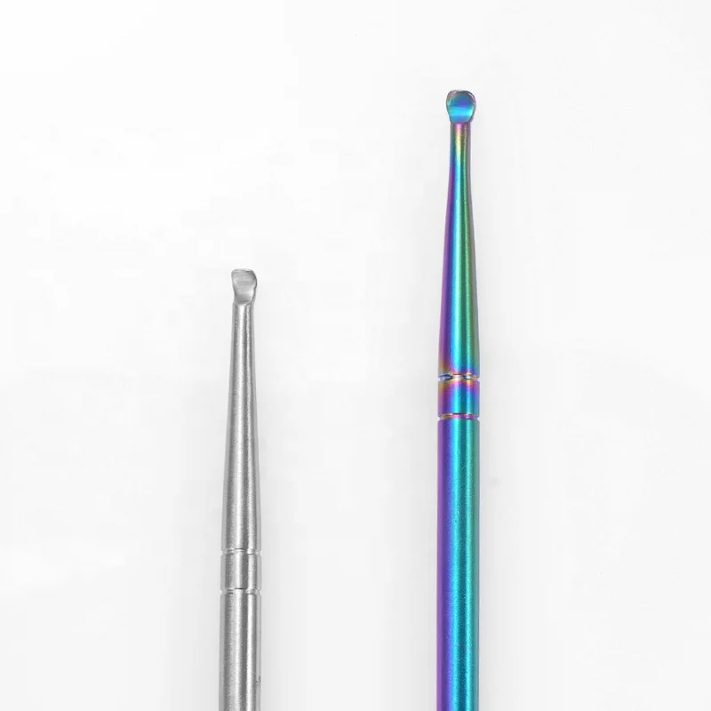 MISS YOU   Stainless Steel Earpick Remover Painless Dirt Fluid Ear Cleaning Tools Smooth Earwax Remover Cleaner