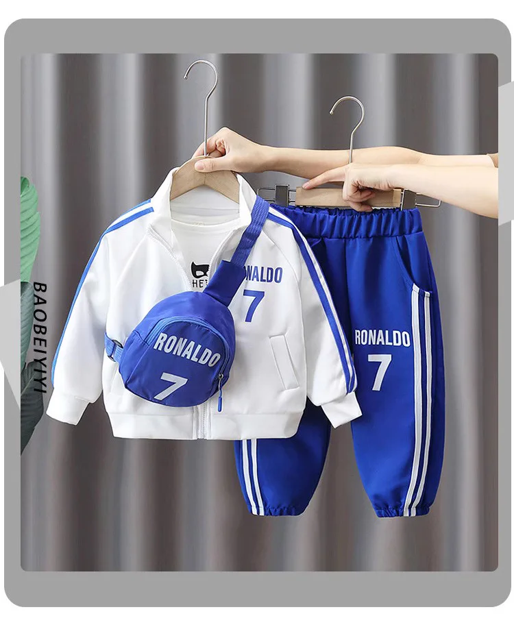 Boys Spring Suit Children Fashion Spring Autumn Sports Set 2023 New Baby Leisure Suits