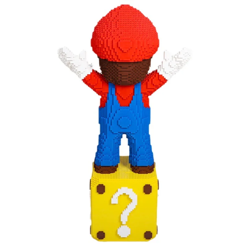 Cartoon Collection Game Assembled Marioed Diamond Bricks Figures Super Bros Miner DIY Micro Building Blocks Toys