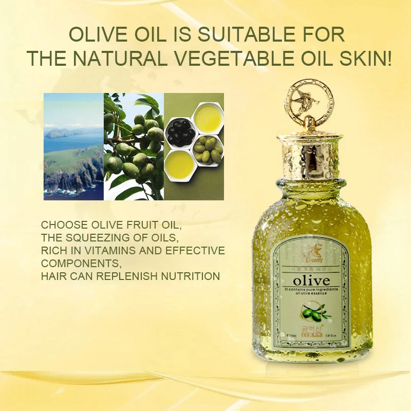 Korean cosmetic Olive Oil Olive Hair Oil Brands ( Skin Care / Hair Care Products)