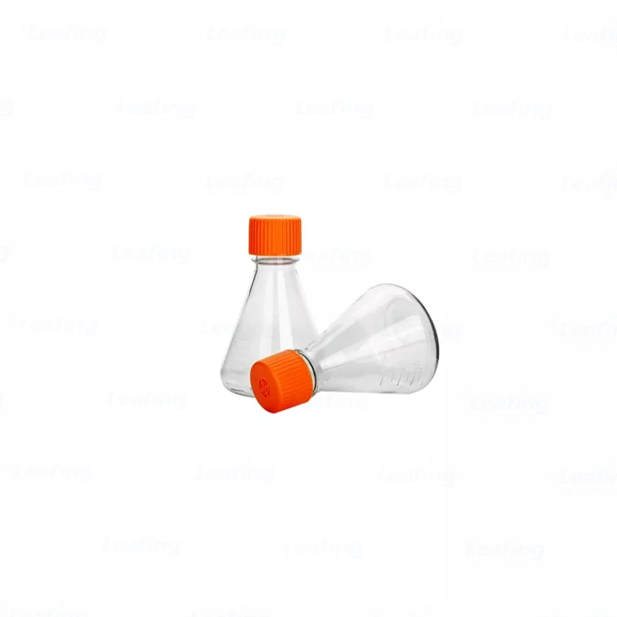 Lab consumables Custom Flasks Factory Supply TC Treated PETG 125ml Conical Flask