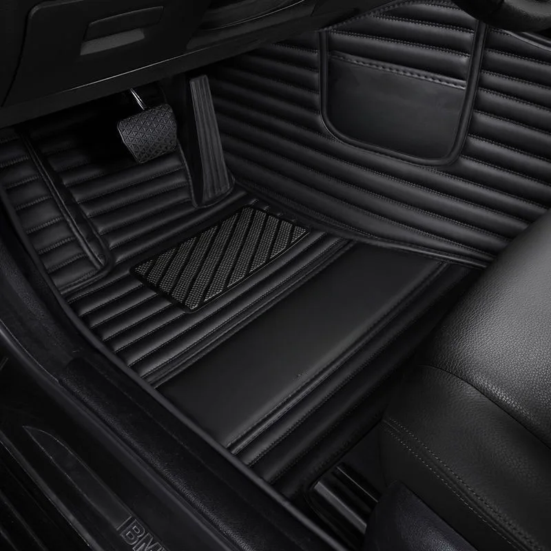 Muchkey Customized All Weather Protection Vehicles Waterproof Leather Car Floor Mats For Cars Fit 95% Sedan SUV Sports Car