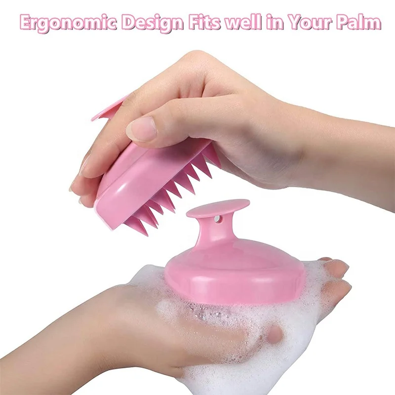 Silicone detangling hair brush, soft silicone hair scalp massager for women Men or Pet