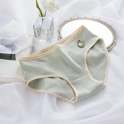 Wholesale young girl middle waist underwear cute ladies cotton panties