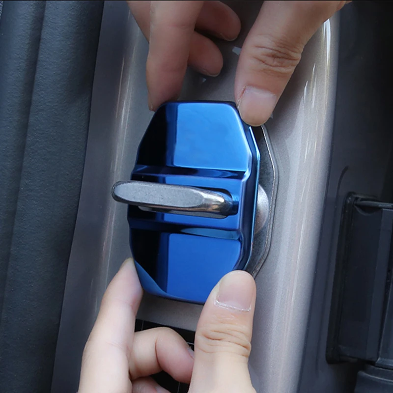 Auto Accessories Interior Protective Lock Hook Car Door Buckle Cover for BMW F30 F31 F34 F35 F36 F10 F11 M3 M5 X1 X2 X3 X4 X5 X6