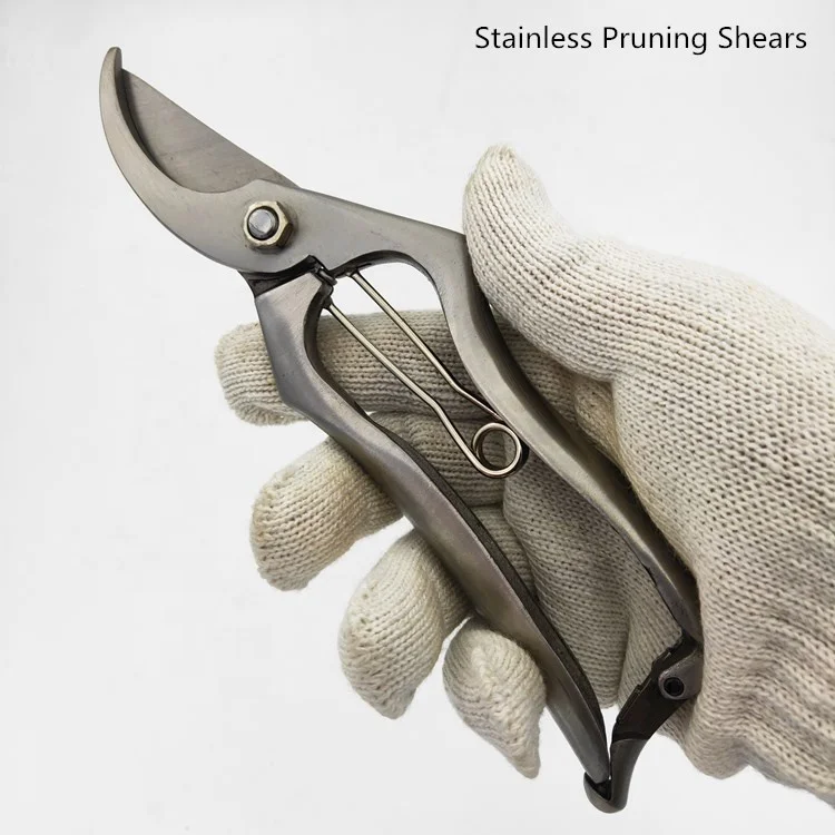 high quality stainless steel  forged pruner shears
