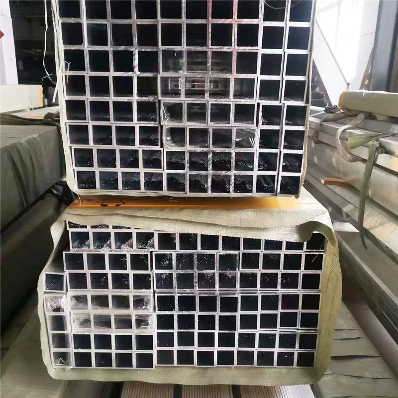 grade 6181 aluminum pure square  pipe industry pipe with nice price and high quality origin type pipe rectangular aluminum tube