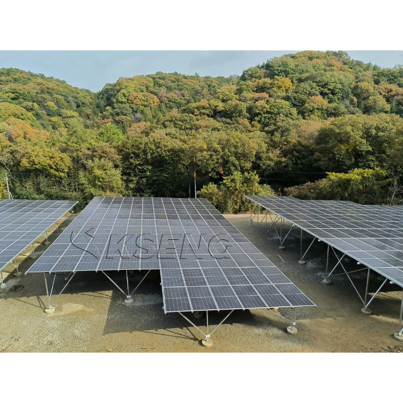 Solar Panel Ground Mount Kit Solar Fixed Photovoltaic Bracket Ground Mount Solar Racking Systems