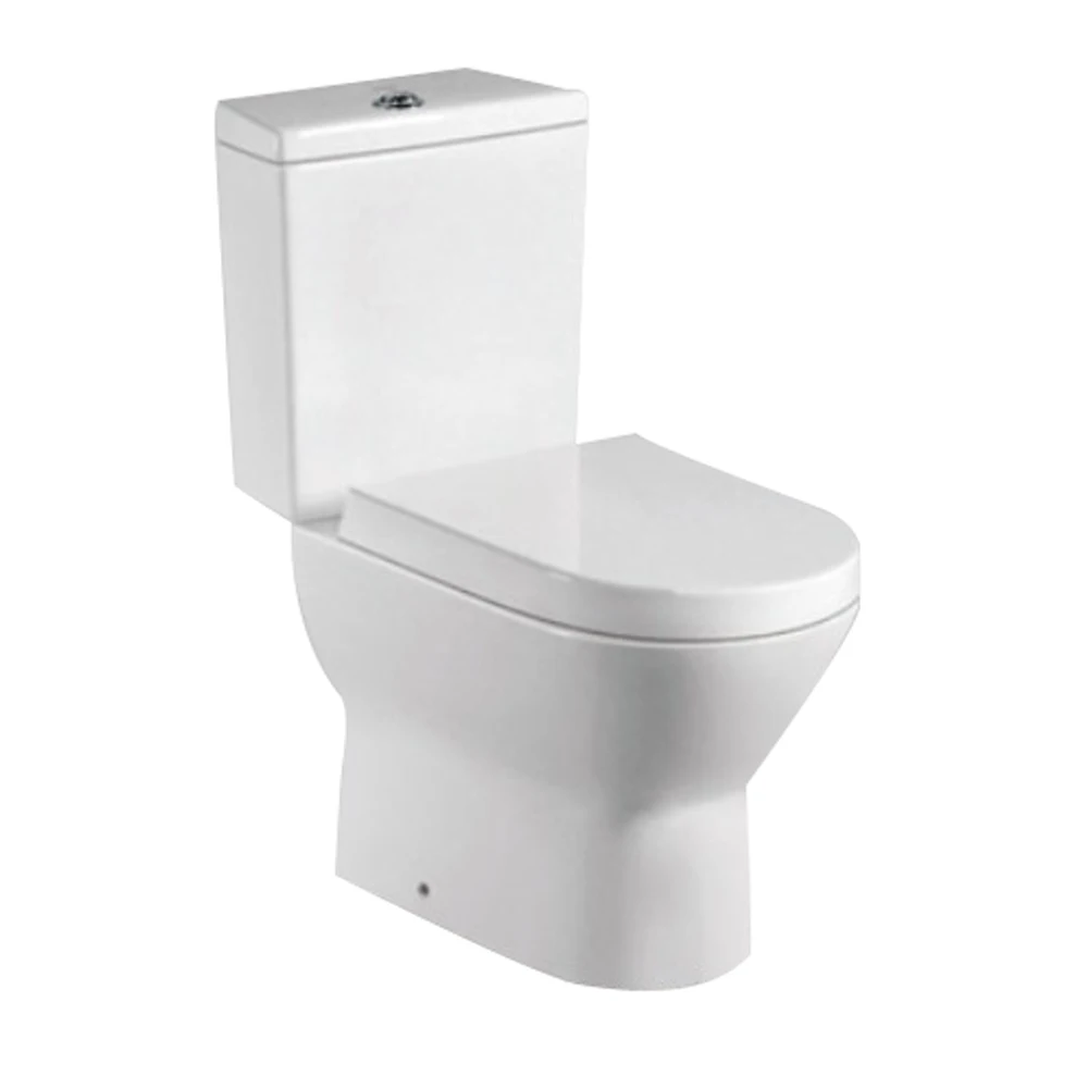 Bathroom Ceramic WC Wash Down Two Pieces Toilet Hot Sale Sanitary Ware High Quality Floor Mounted Gravity Water Close set Toilet