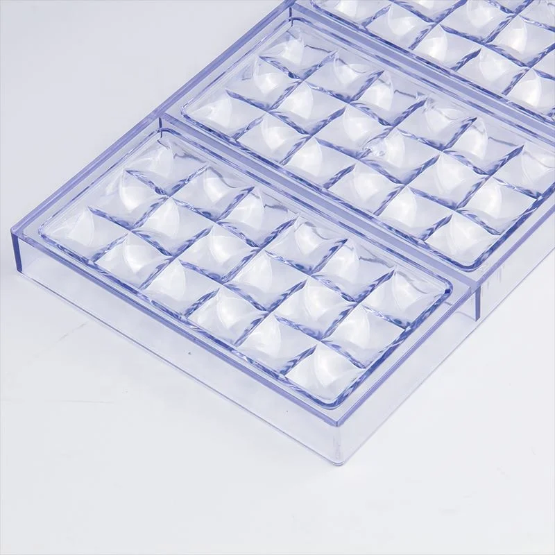 18 Cavity Wholesale Food Grade Homemade 3D Candy Custom Polycarbonate Chocolate Mold