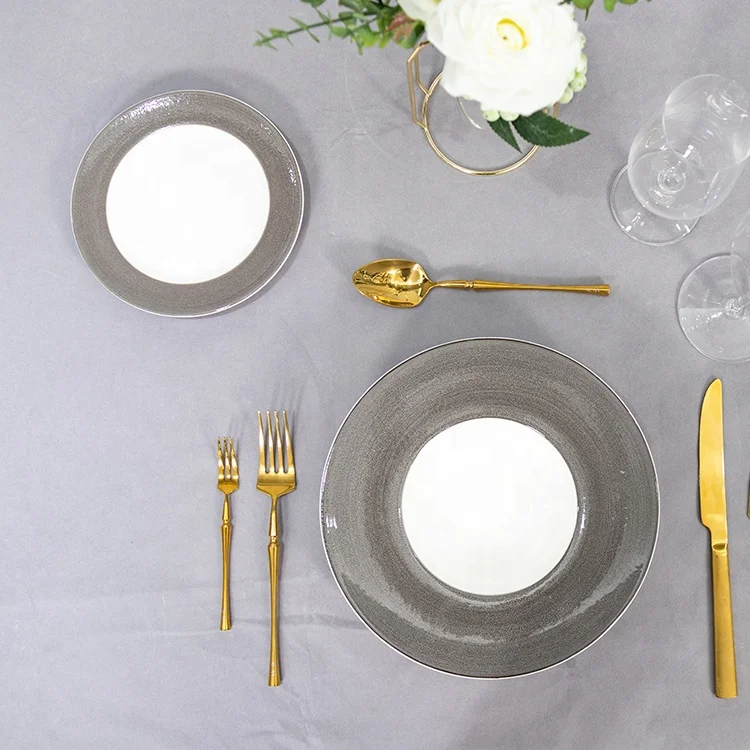 
nordic hotel hospitality hotel tableware platter charge platters assiette dinner ceramic de porcelana porcelain tableware 