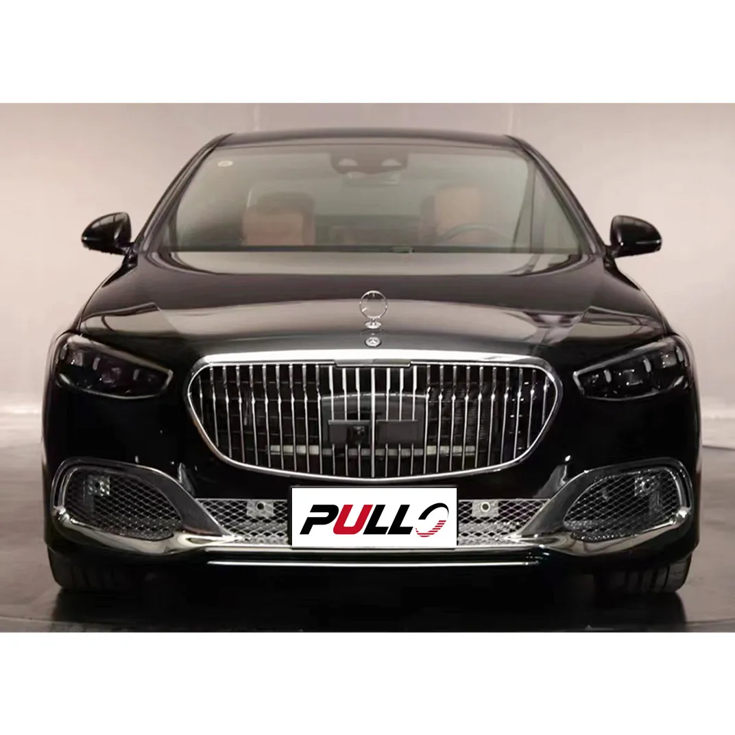 Body kit for Mercedes benz S class W223 2021 change to Maybach style include front and rear bumper assembly with grille