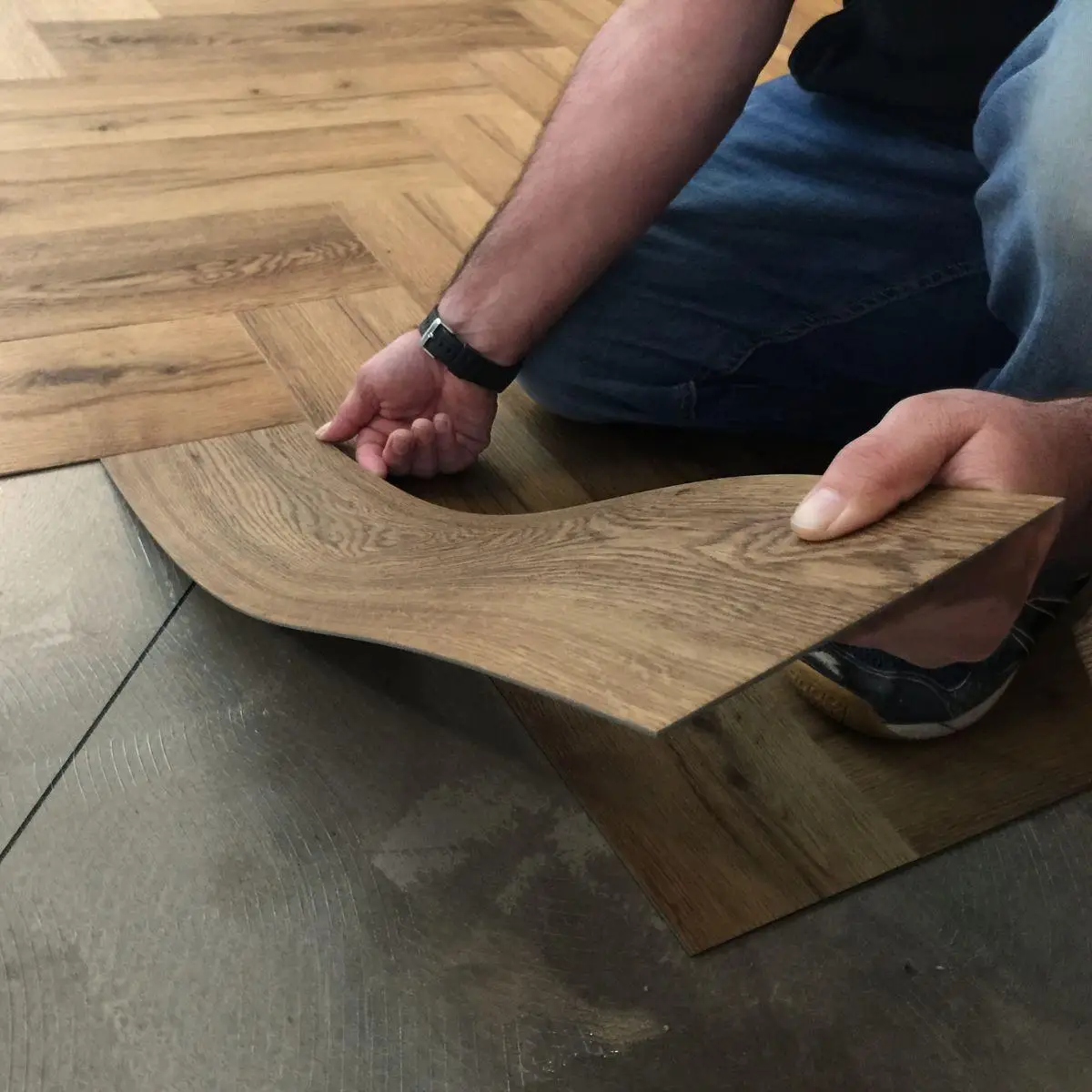 Древесное зерно ПВХ виниловая напольная плитка ламинат сухой клей вниз Piso Vinilico паркет покрытие водонепроницаемый LVP пол доска