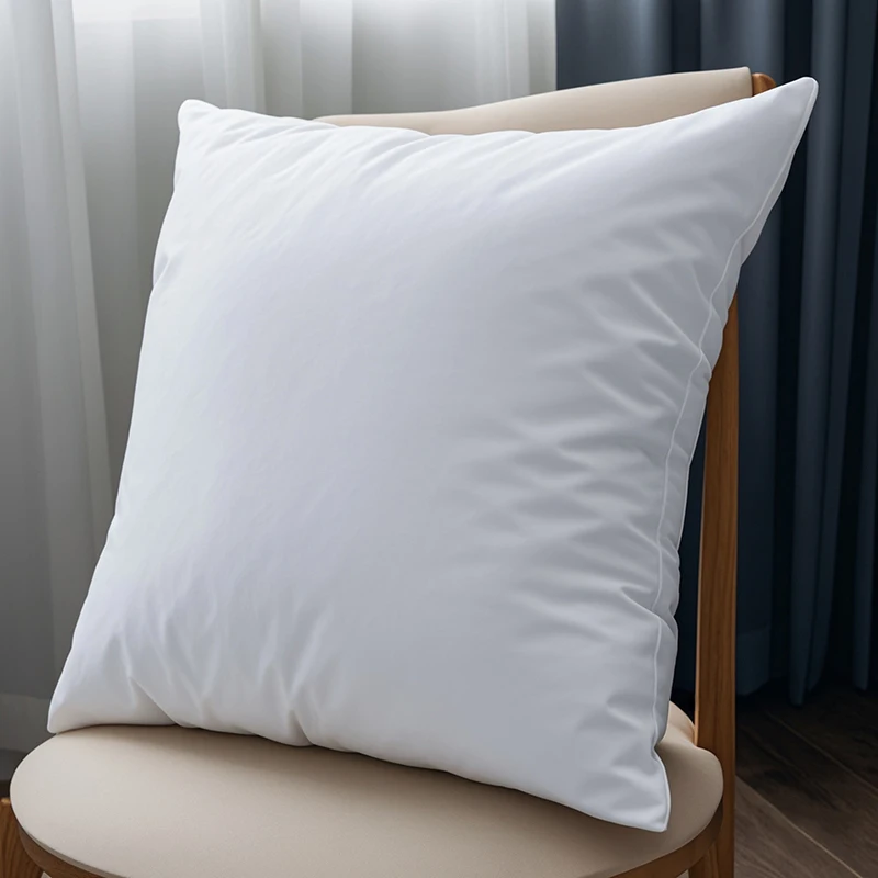 Soft Back Support Polyester Fiber Pillow Modern Simple Style White Inner Pillow Home Decoration Cushion For Sale