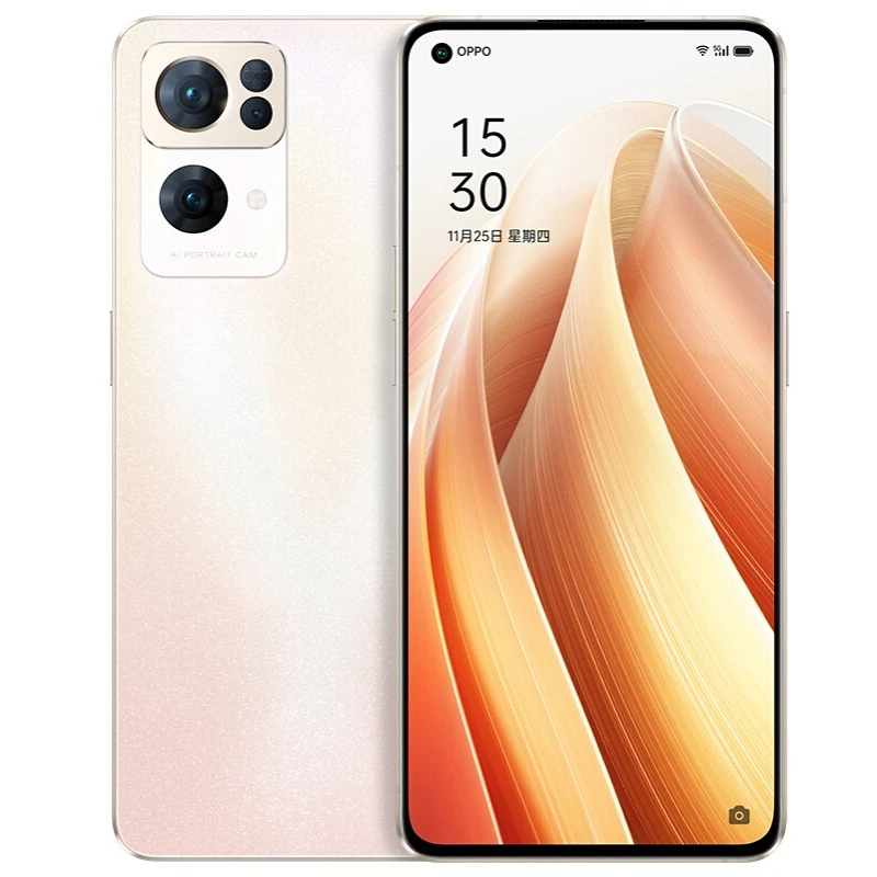 Оригинальный смартфон OPPO Reno 7 Pro 5G 6 55 дюйма AMOLED 2400x1080 90 Гц MediaTek Dimensity 1200 Max 4500 мАч 65 Вт Быстрая зарядка