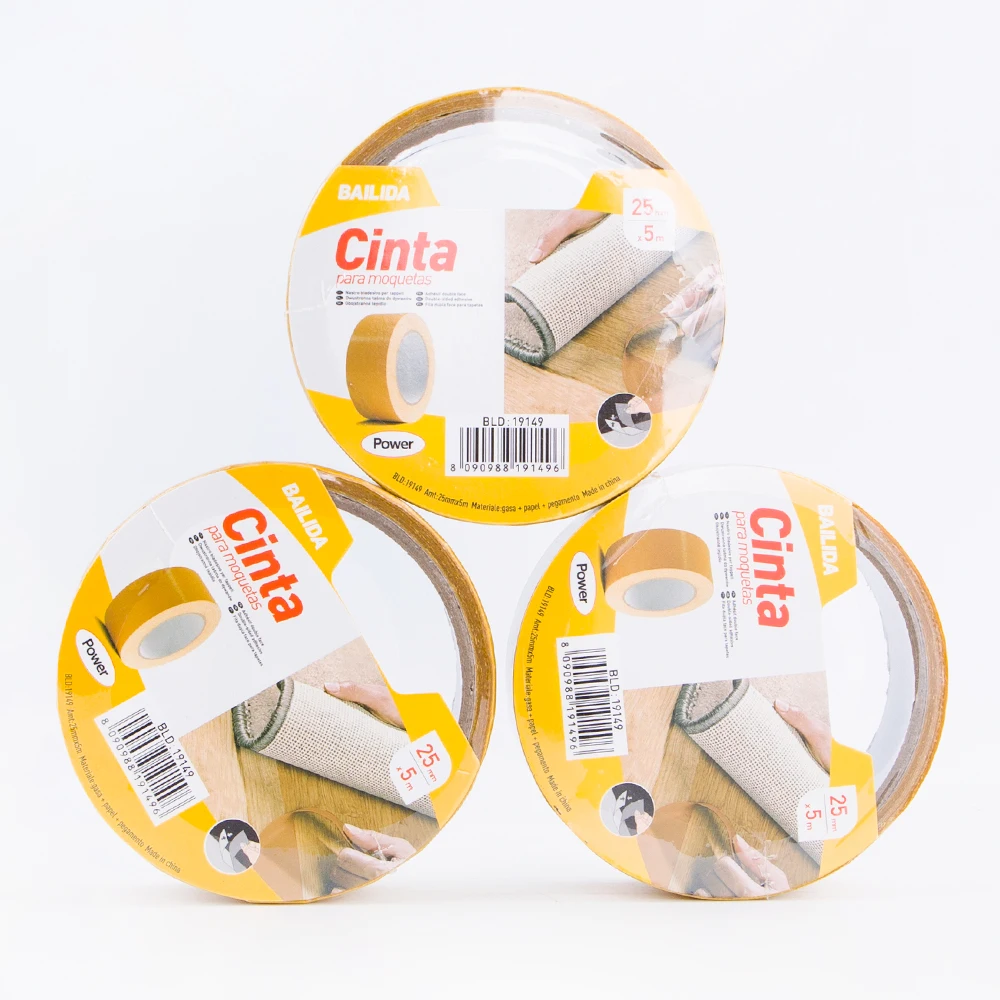 Bailida Supplier Custom Wholesale Yellow Heavy Duty Good Price High Adhesion Nano Double Sided Tape