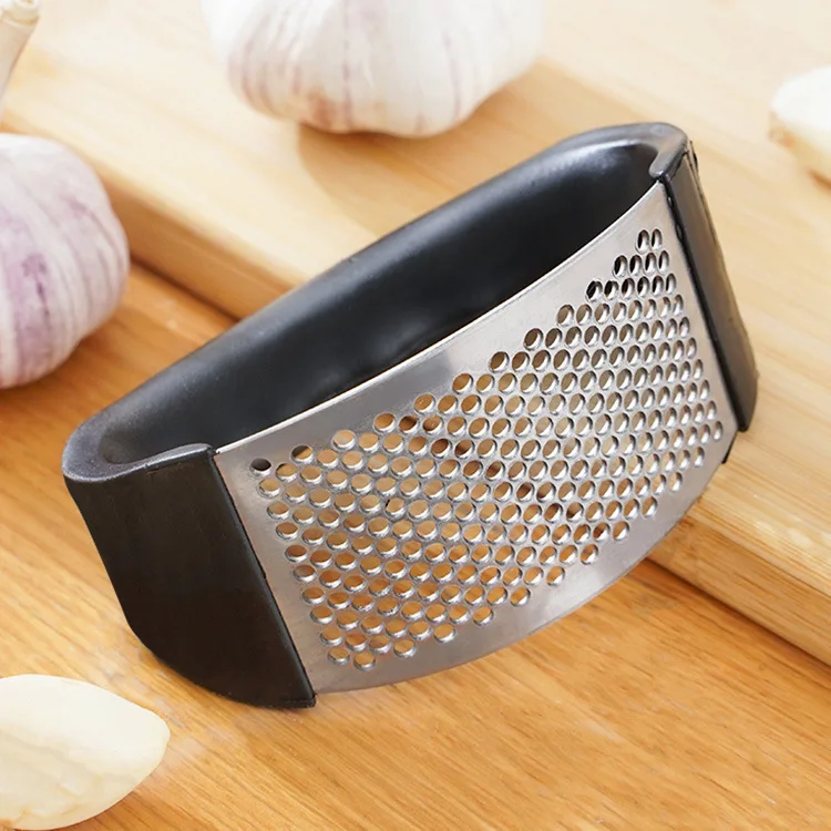 2023 New design manual garlic press stainless steel garlic press rocker arm kitchen gadgets