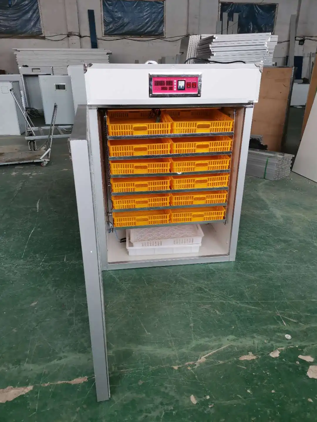 2023 JOY egg duck egg bird egg poultry stainless steel automatic incubator for large farm poultry hatching