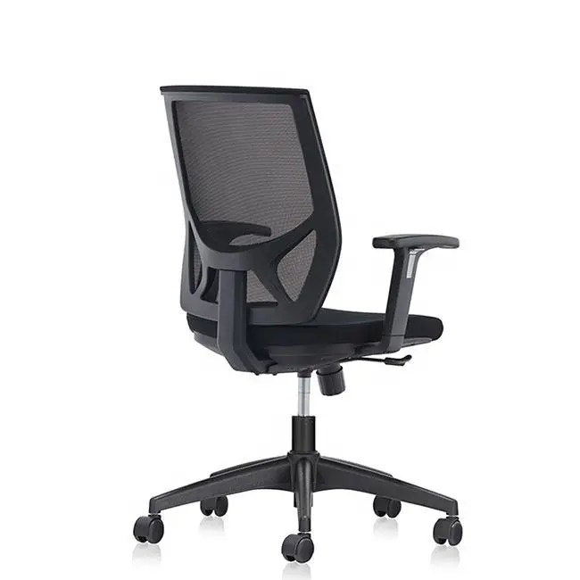 Popular Mid-Back Desk Manager Chair Swivel Mesh Ergonomic Office Chair With Adjustable Armrest
