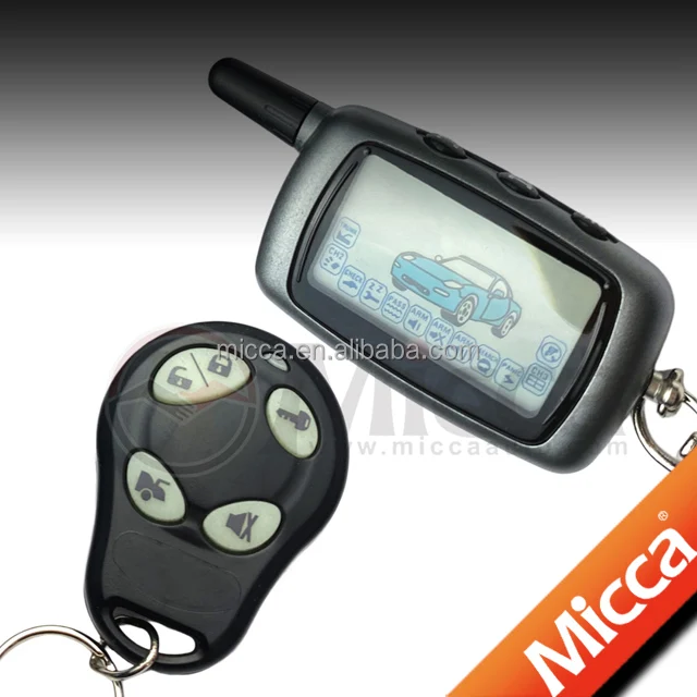 TW210A -AM двухсторонняя Автомобильная сигнализация охранная система с 1 шт. ЖК-контроллерами на большие расстояния Alarma Beeper Doble через para Auto