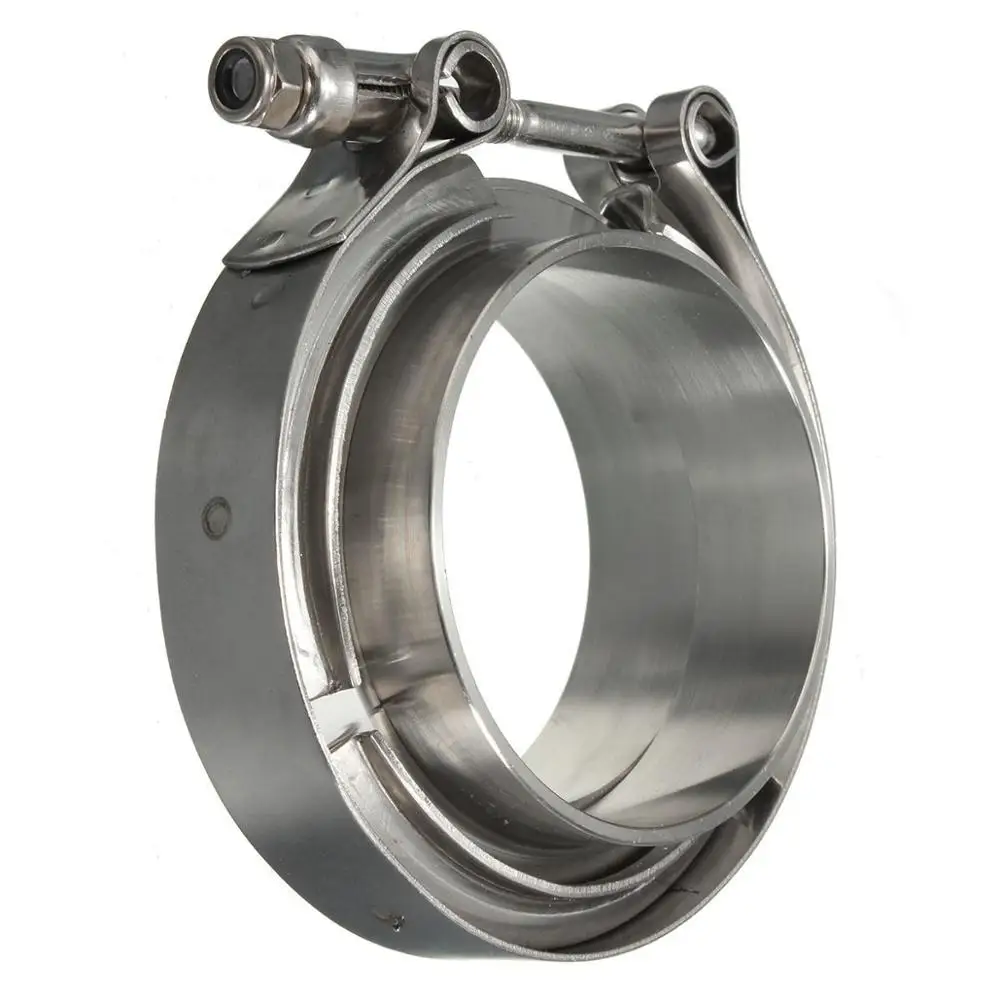 stainless steel quick release v-band clamp with male female flange kit
