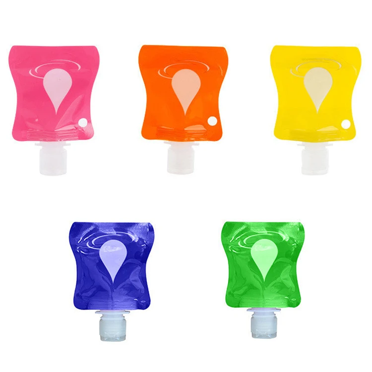 Small travel cosmetic hand liquid detergent foam soap dispenser water packaging bag shampoo custom plastic refill spout pouch