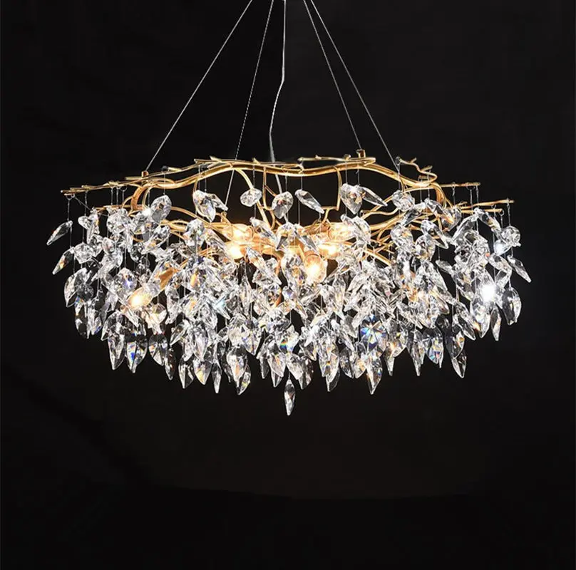 
Bedroom crystal ceiling lights E14 modern crystal ceiling lamp 