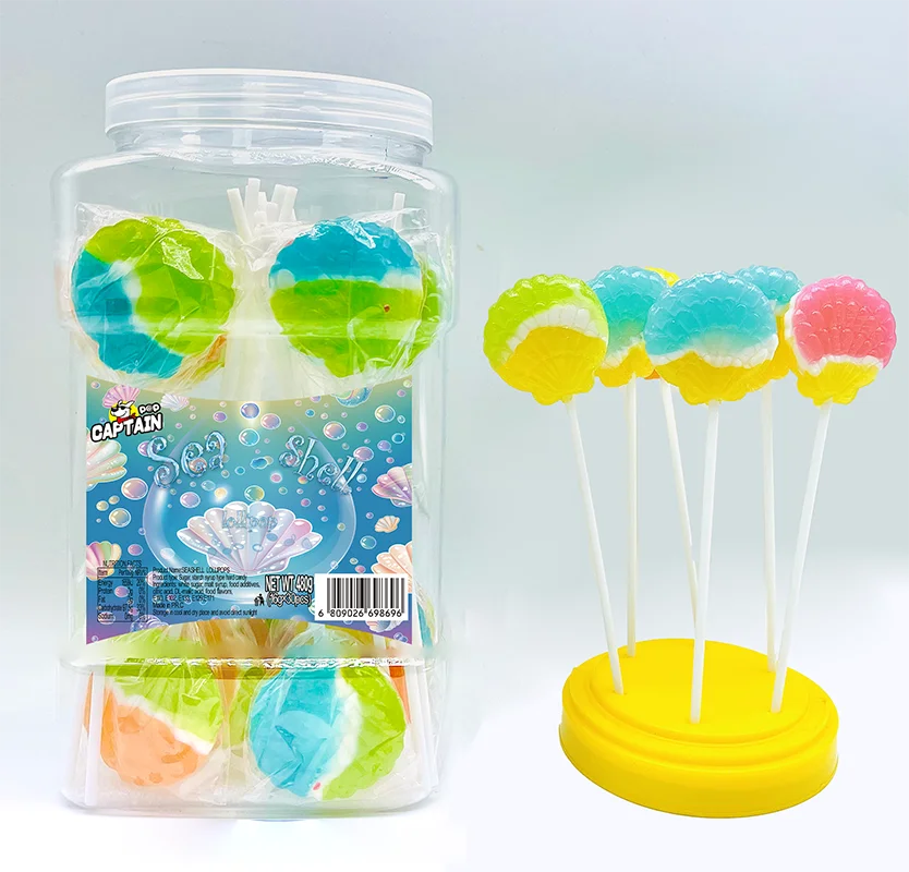 Wholesale Custom Hard Candy Bulk Rainbow Swirl Big Colorful Lollipops 18g