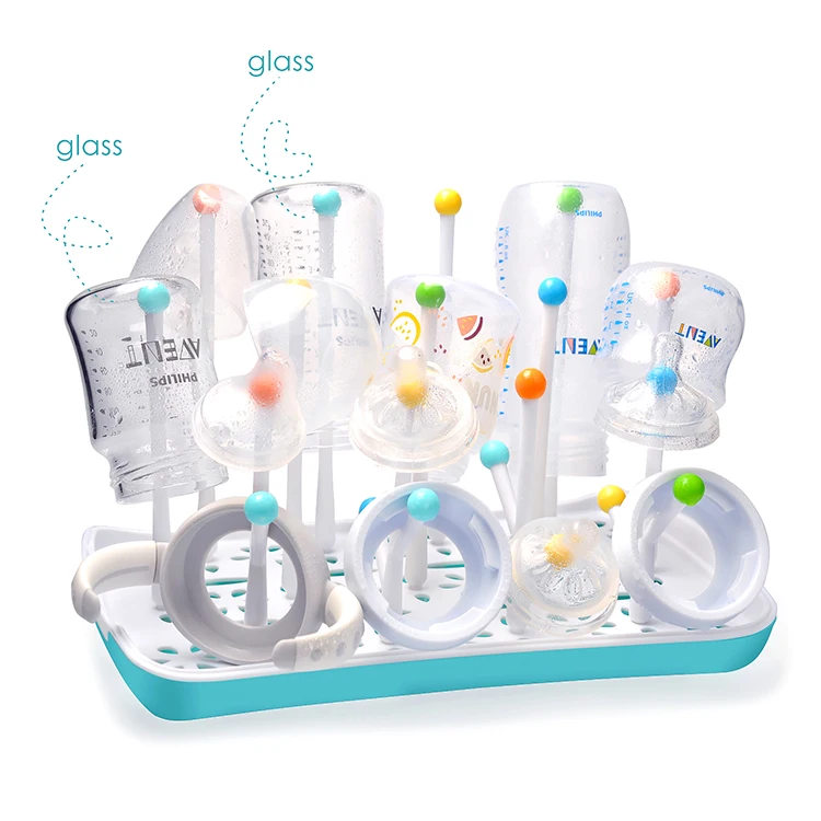 Termichy Easy Cleaning Baby Pacifier Bottle Dryer Holder Large Capacity Detachable Drain Water Baby Bottle Drying Rack