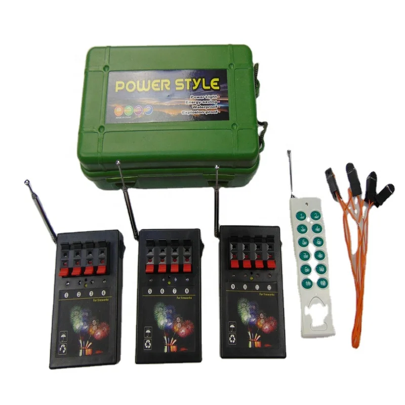 Pyrotechnic Display Remote Control Wireless Electric Igniter Stage Firecracker Ignition Receiver Wedding Fireworks Firing System