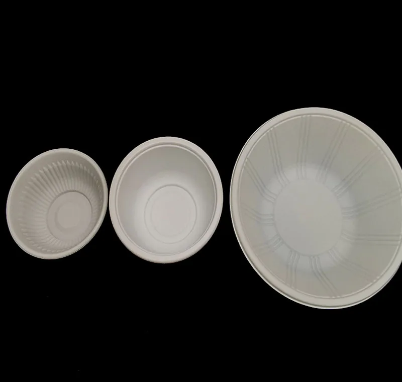 
Custom Disposable Biodegradable Food Containers Compostable Cornstarch Bowl 