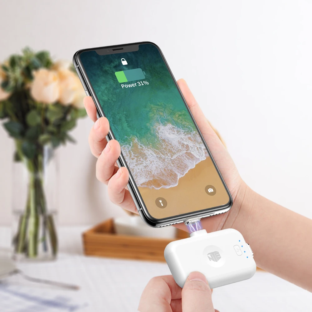 Wholesale IPSKY mobile phone travelling Portable magnetic qi wireless charger finger power bank 4 in 1 small mini powerbank