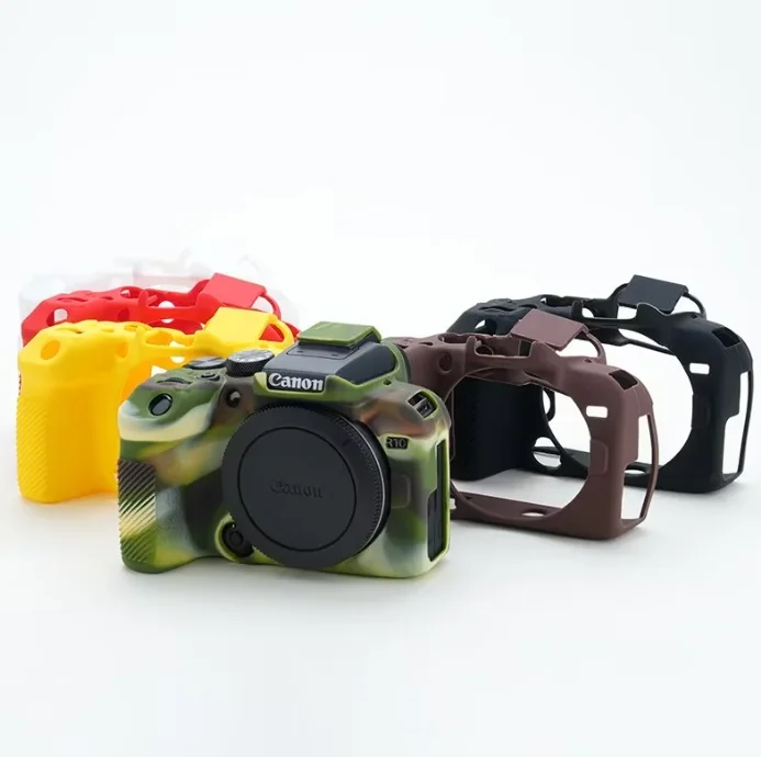 For Canon EOS R10 Soft Silicone Armor Skin Case Camera Bag Body Protective Cover Various Models Available