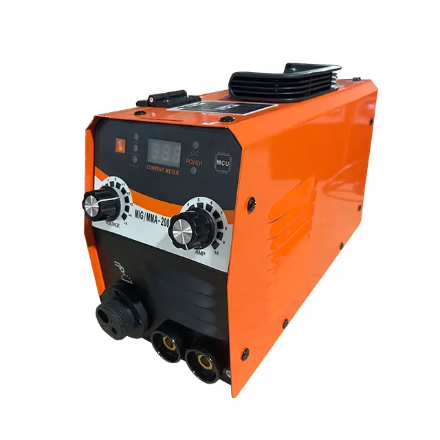 3 in 1 function portable super quality digital gasless flux core mig  mag   welding machine BLUE COLOR