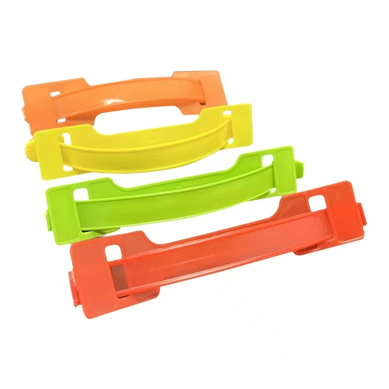 С уникальным дизайном картонные ручки оптовая продажа портативный пластиковый пакет белые пластиковые для литья под давлением бутылок с