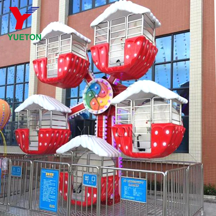 Popular Indoor Mall Rides Attraction Merry Christmas Theme Kids Mini Ferris Wheel Rides For Sale
