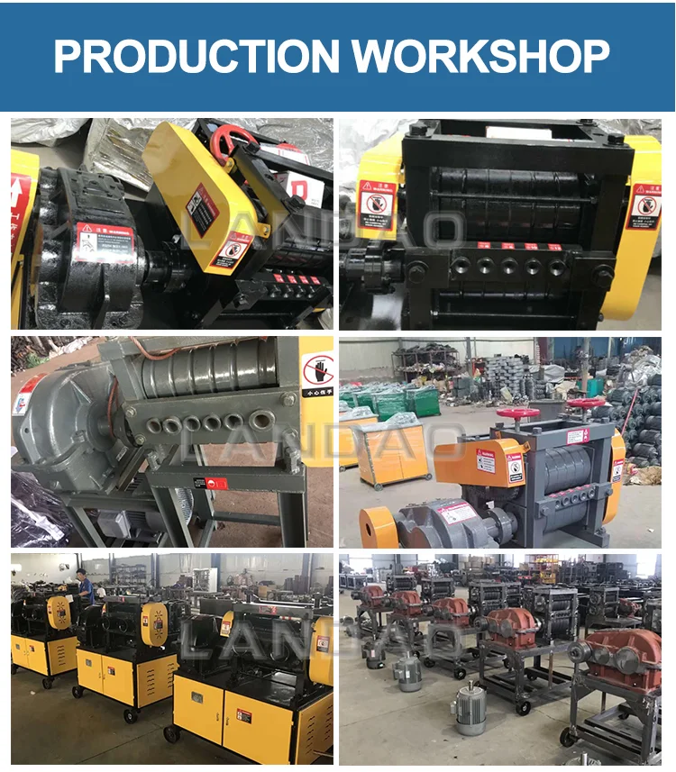 China Waste Round Bar Straightener Supply Scrap Bar Straightening Machine