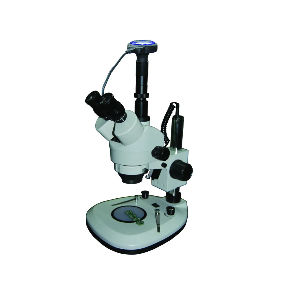 Optical Microscope USB 5.0 mp 0.7X--4.5X Optical Zoom Digital Trinocular Microscope with Camera for PCB Inspection