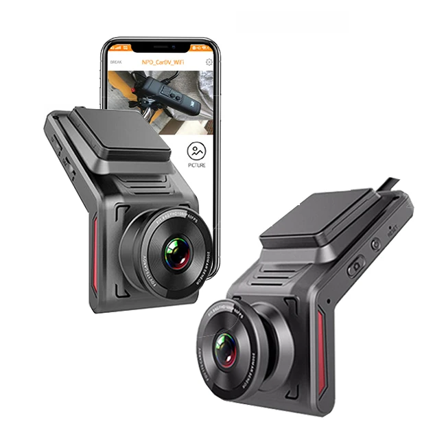 Новый Wi-Fi приложение Dush CamDual Lens Автомобильный видеорегистратор экран бесшовная петля записи GPS опционально регистратор данных о путешествии автомобиля