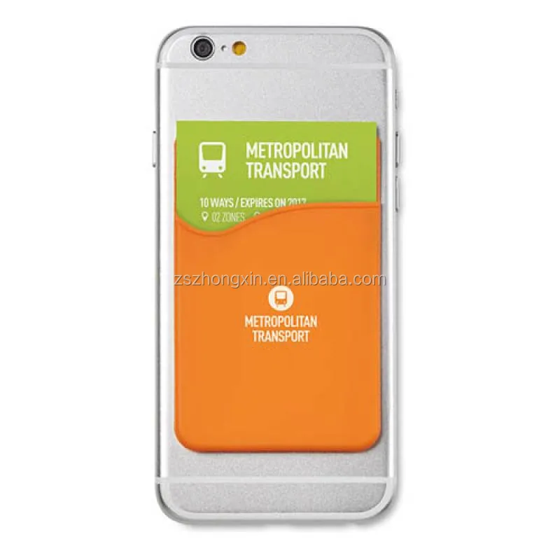 3m sticker silicone smart wallet,silicone card holder ,personalized cell phone mobile 3m sticky smart pocket