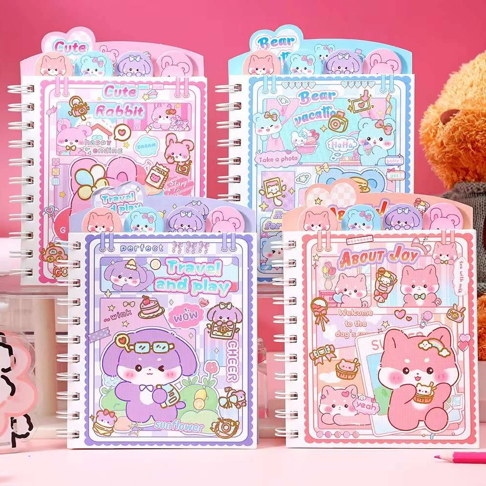 Journal 6 Ring Binder Notebook in Summer STOCK A5 A6 PU Leather Colors for Girls Pink Mini Yellow Bag Green Gift Cover Business