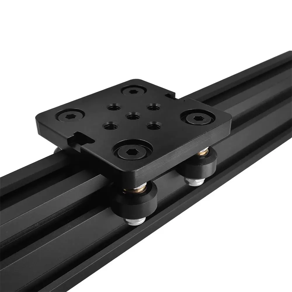 Запчасти для 3D-принтера, 1 комплект, V-слот, специальная пластина, шкив для мини-пяти рулетки для V-слота 2040, профильные колеса из алюминиевого сплава