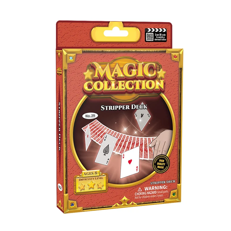 playing card mentalism magic trick,Stripper Deck Classic Toys,table game parent-children interaction card magic prop