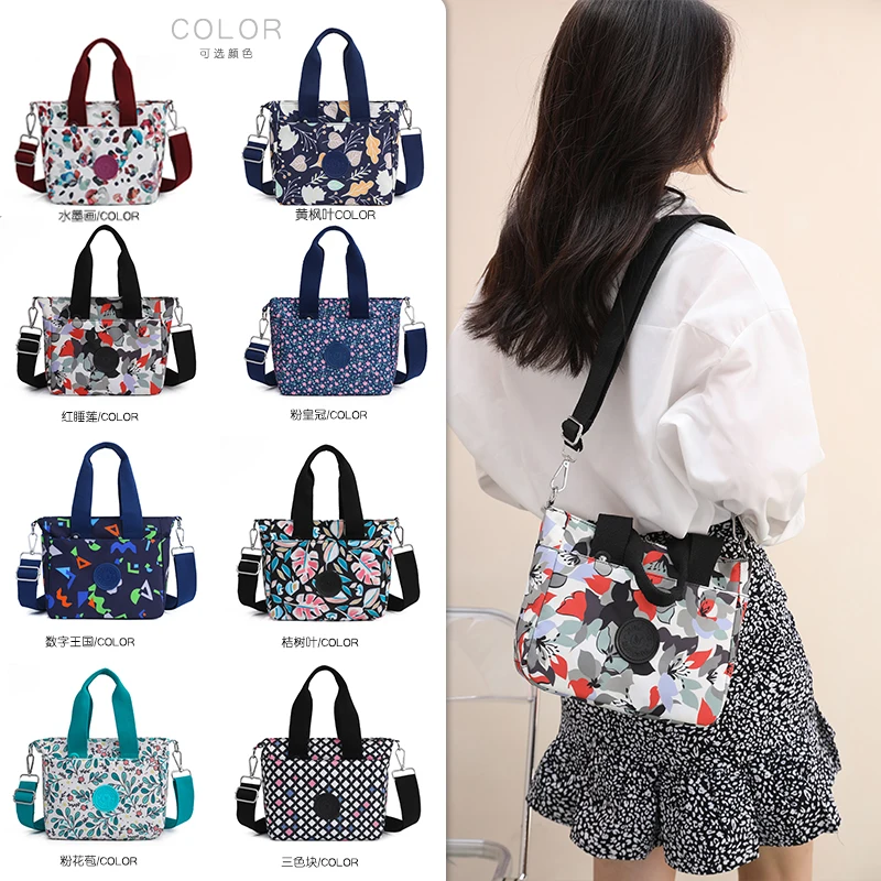 2022 factory wholesale newest fashion nylon messenger bag ladies shoulder messenger handbag nylon shoulder bag