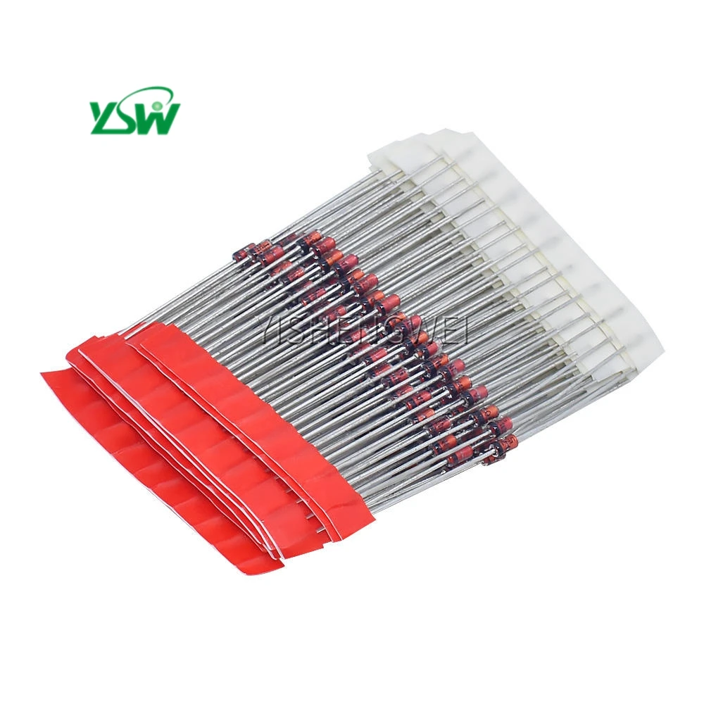 1W regulator Diode package 140 kinds 1/2W 1W Zener diode kit DO-41 3.3V-30V 3V3 3V9 4V7 5V1 6V2 10V 12V 20V 24V